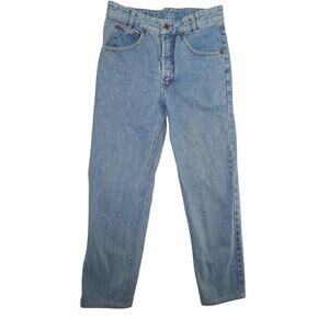 Vintage MASH 907 Made in Italy Jeans 30x26.5 High Rise Light Wash Straight Leg